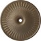 Ekena Millwork Galveston Ceiling Medallion (Fits Canopies up to 5 7/8"), 51"OD x 3 5/8"ID x 3 3/8"P, Warm Silver CM51GLWSS - alternate 1